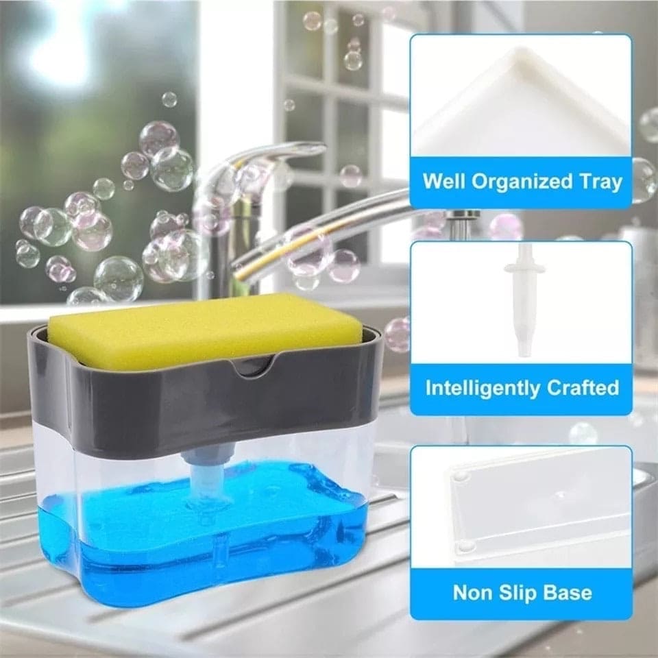 Soap Dispenser, 3 in 1 Soap Dispenser, Dish Soap Dispenser, Dish Cleaner Soap Dispenser, 3 in 1 Soap Dispenser, Dish Soap Dispenser, Dish Cleaner
